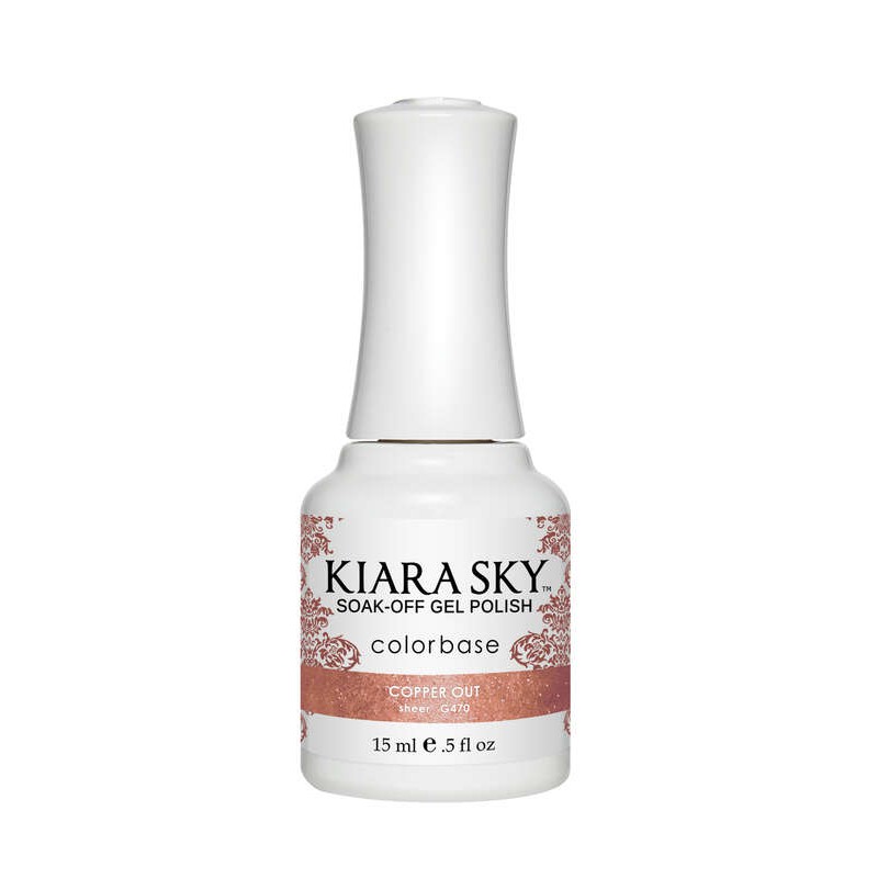 KIARA SKY – GEL POLISH - G470 COPPER OUT